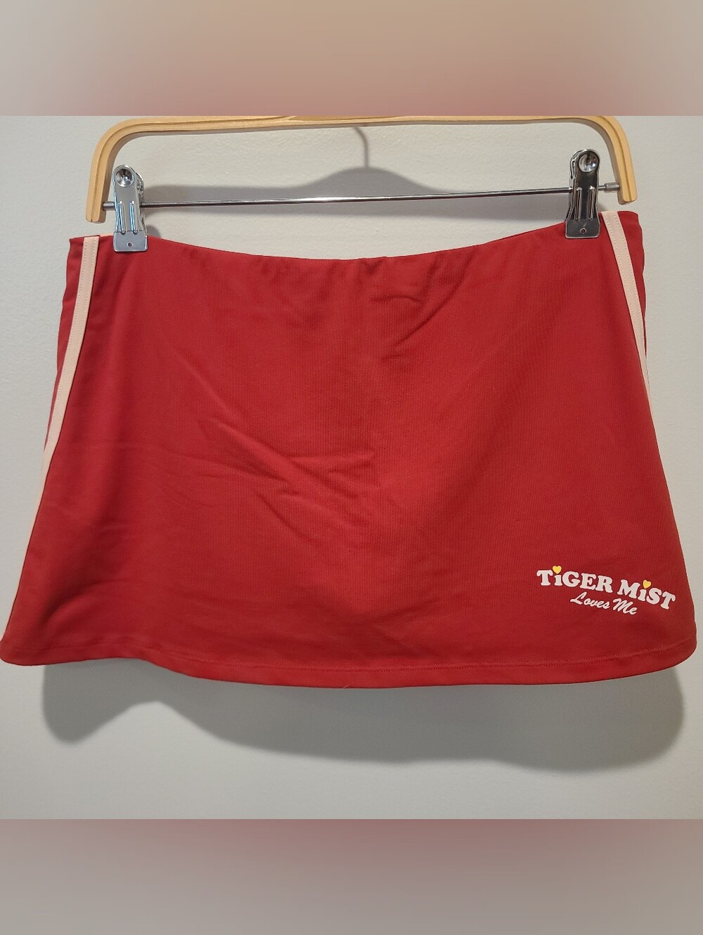 Tiger Mist Athletic Skort Red Sporty Medium
